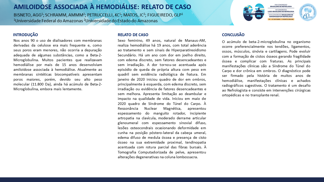 AMILOIDOSE ASSOCIADA À HEMODIÁLISE: RELATO DE CASO