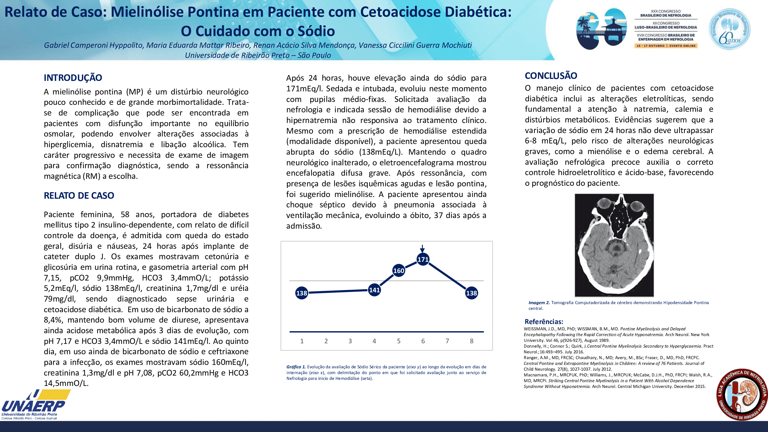 RELATO DE CASO: MIELINÓLISE PONTINA EM PACIENTE COM CETOACIDOSE DIABÉTICA: O CUIDADO COM O SÓDIO