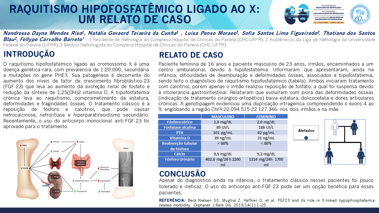 RAQUITISMO HIPOFOSFATÊMICO LIGADO AO X: UM RELATO DE CASO