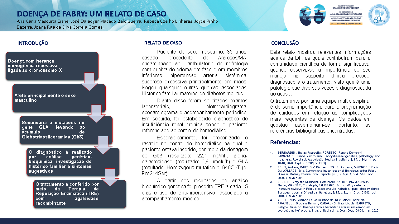 DOENÇA DE FABRY: UM RELATO DE CASO