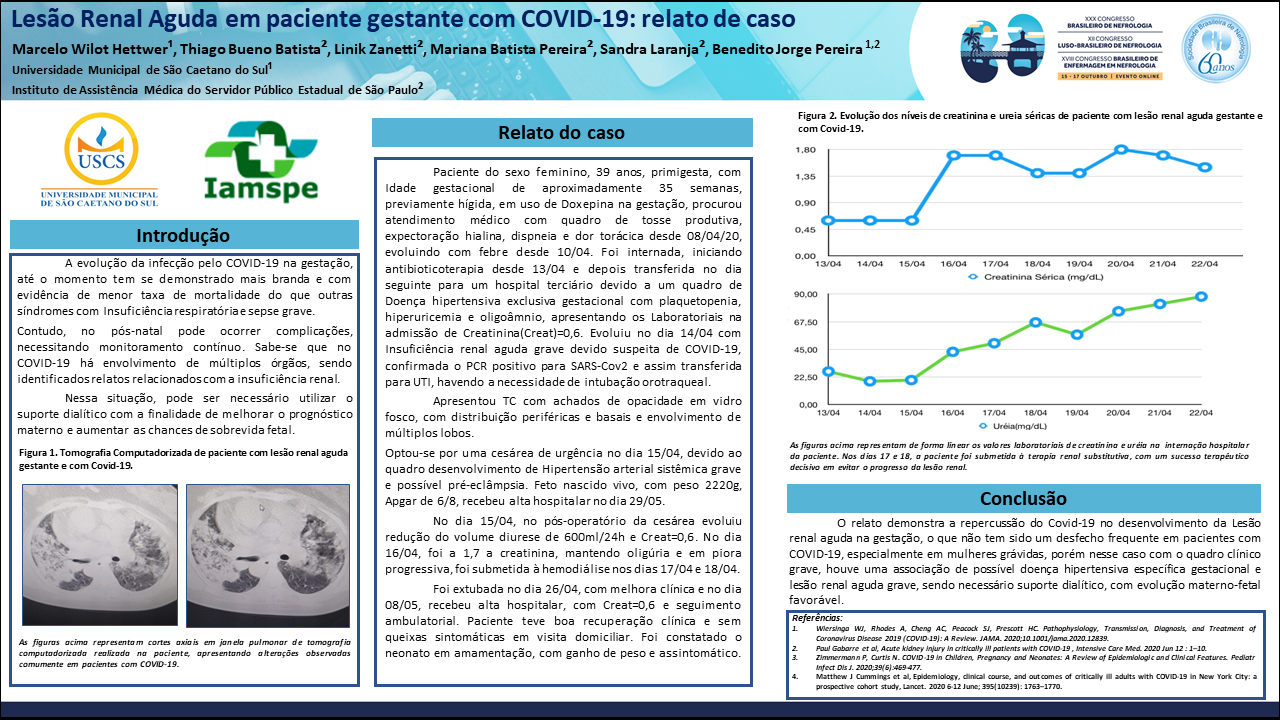 LESÃO RENAL AGUDA EM PACIENTE GESTANTE COM COVID-19: RELATO DE CASO